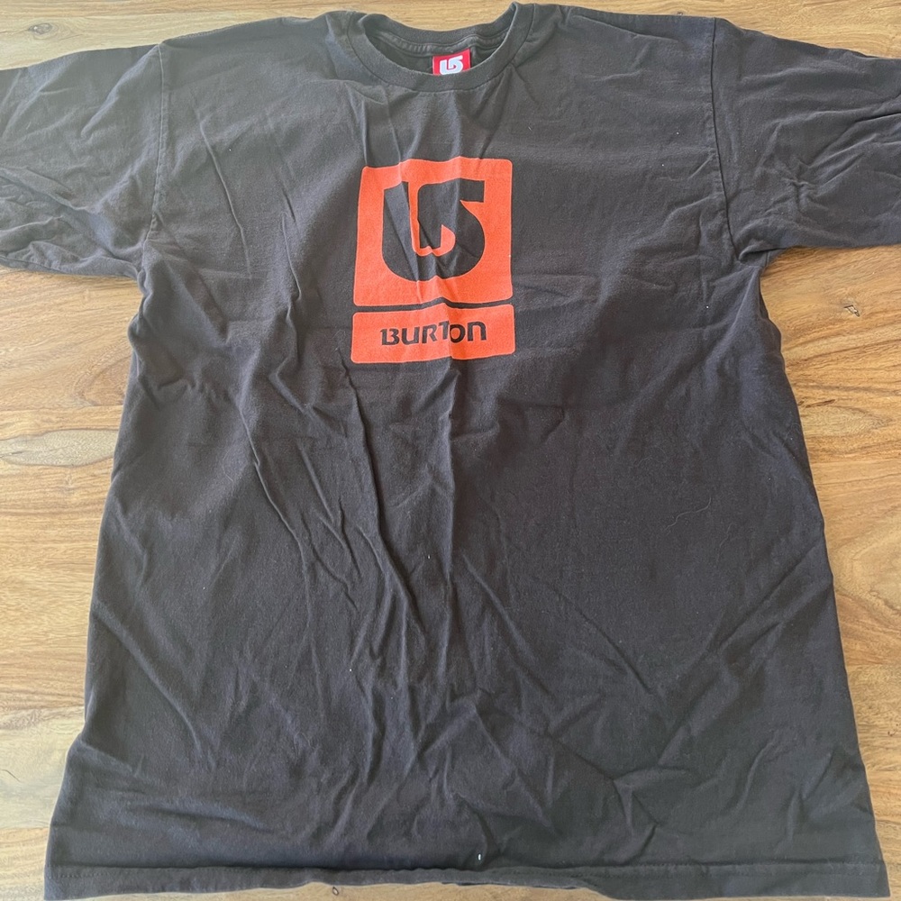 Burton brown t-shirt. Barely ever worn. Large
